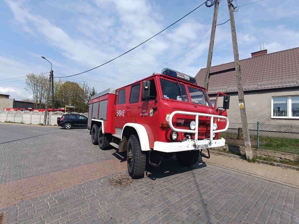 Star 266 pożarniczy  6x6 wyciągarka reduktor