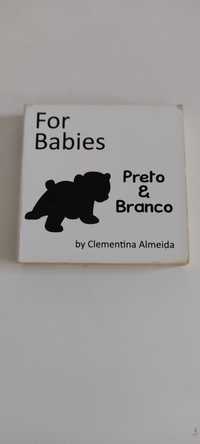 Livro para bebés - Preto e branco