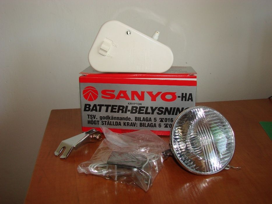 SANYO japońska lampka rowerowa
