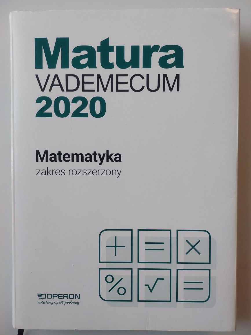 Matematyka Matura Vademecum 2020 Operon