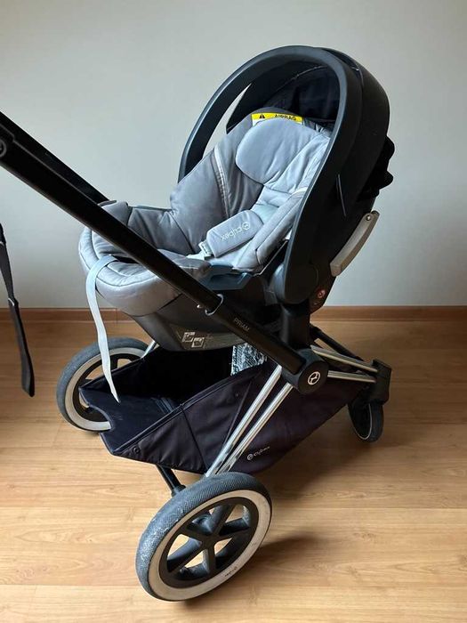 Zestaw Cybex Priam Platinum Fotelik Aton 5