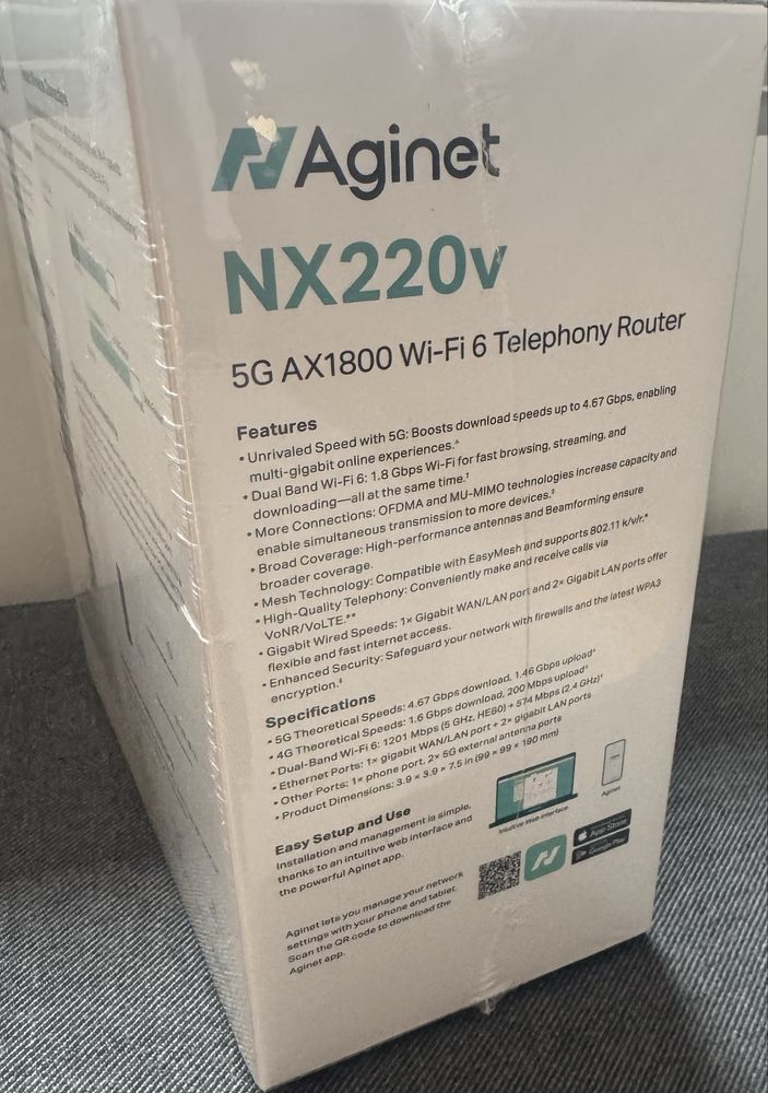 Ruter  GSM 5G TP-Link NX220v, MESH- nowy zafoliowany !!!