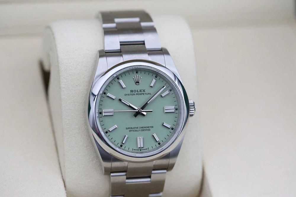 Rolex 124200 Pistachio 34mm Nowy 2025r.