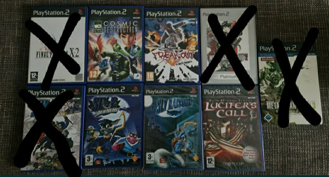 Ігри ps2. , sly, shin megami tensei, ben 10