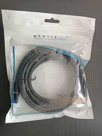 Kabel internetowy S/FTP 6A - do 10Gbit/s, długość 5m