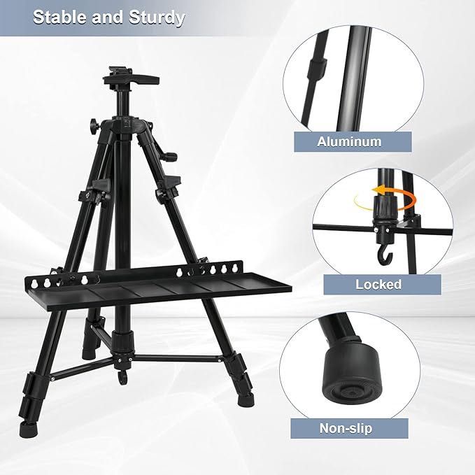 NewZeal sztaluga 50-152cm wykonana z aluminium stabilna