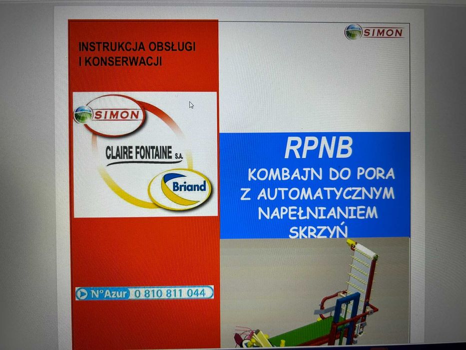 Kombajn do pora SIMON AUTOMAT