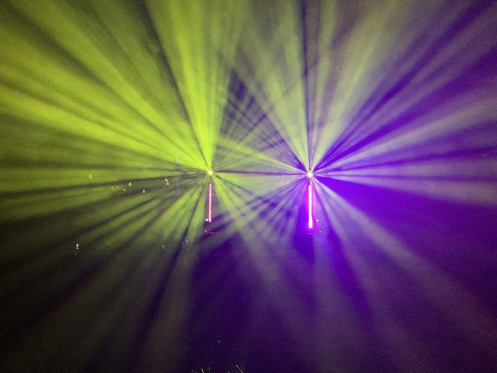 Glowy ruchome led 100wat pryzma gobo