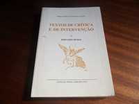 "Textos de Crítica e de Intervenção" de Fernando Pessoa - Edição 1993