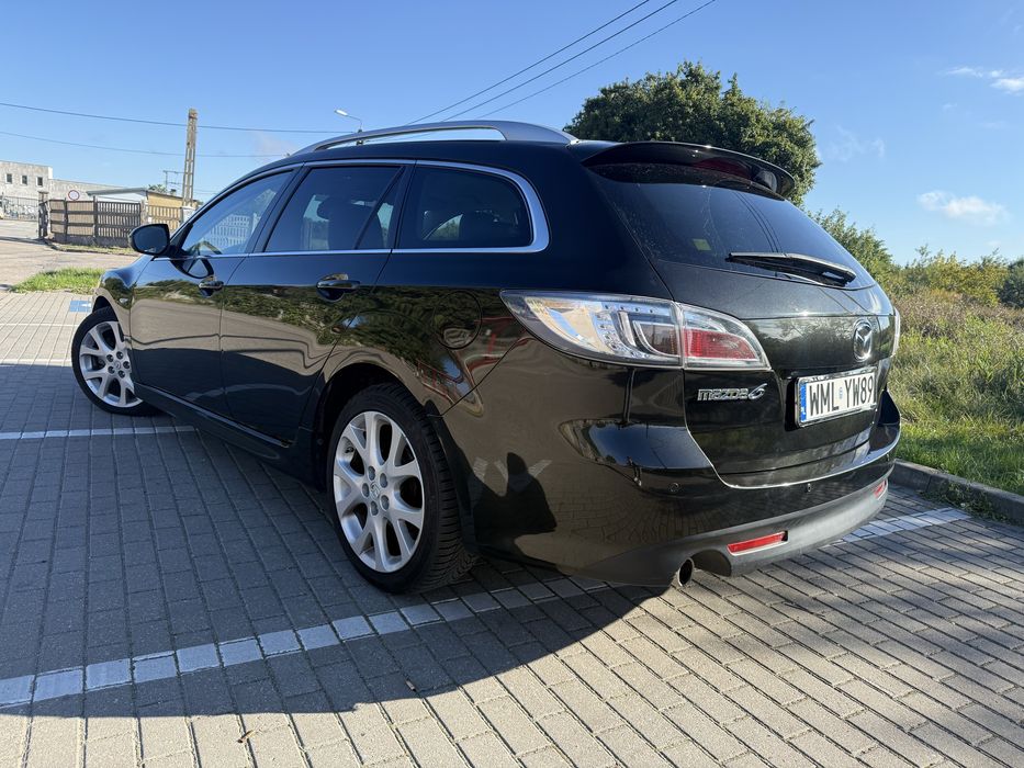 Mazda 6 GH 2.2 MZR-CD SPORT diesel 185KM kombi Sparkling Black SKÓRY
