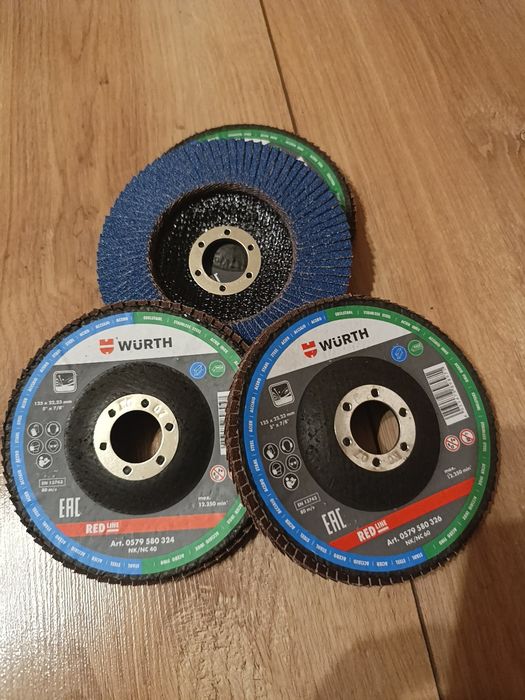 Tarcze do cięcia stali, tarcze listkowe, wiertła do metalu