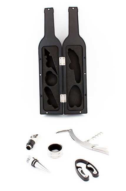 Zestaw akcesoriów do wina 6 el. AG210D