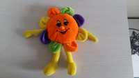Мягкая игрушка разноцветное Солнышко с подвеской