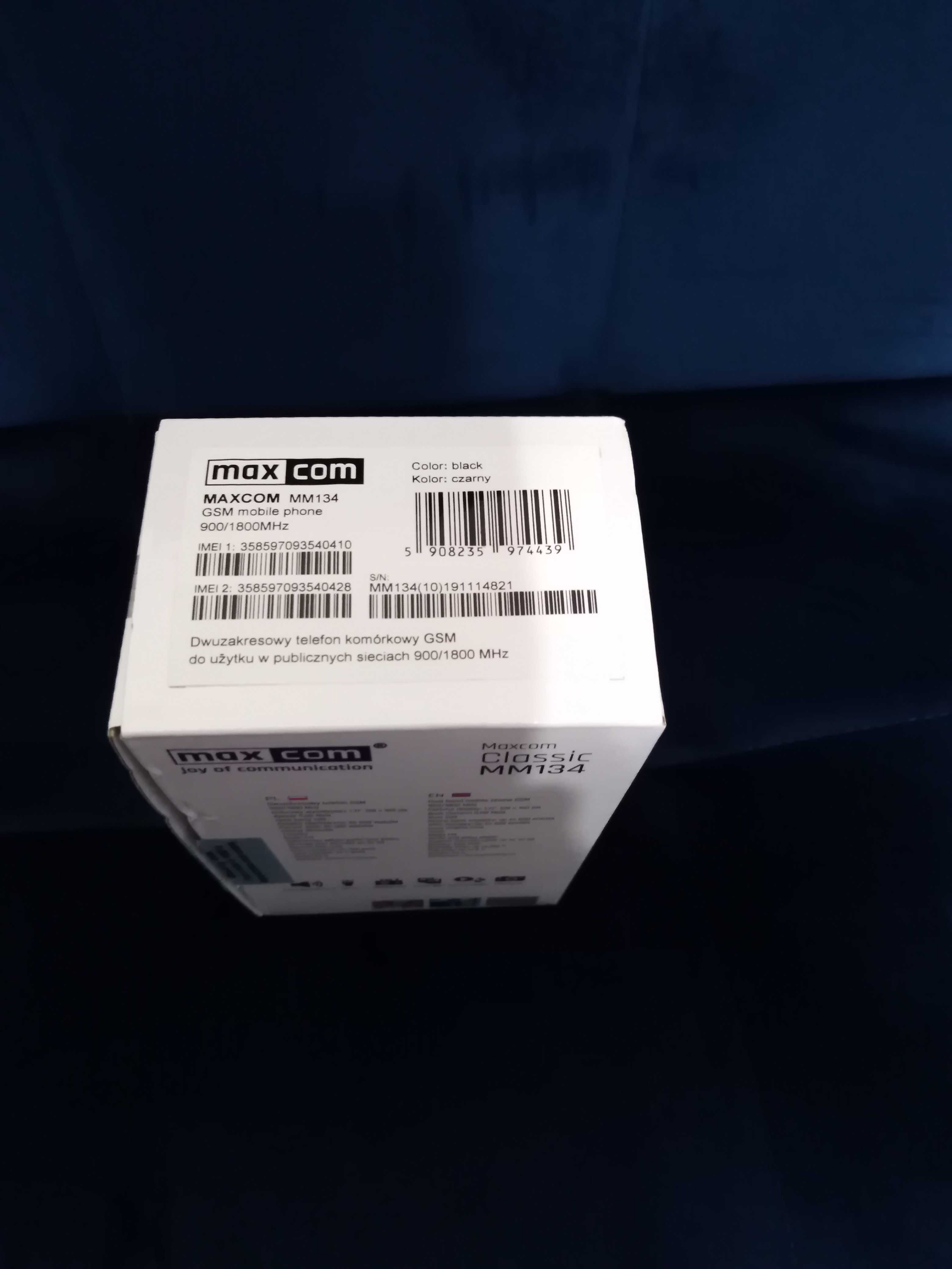 Pudełka telefon max com mm 134