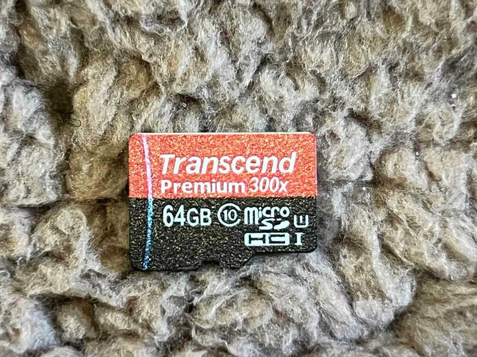 Карта памяти Transcend Premium 300X microSD UHS-I 64 ГБ