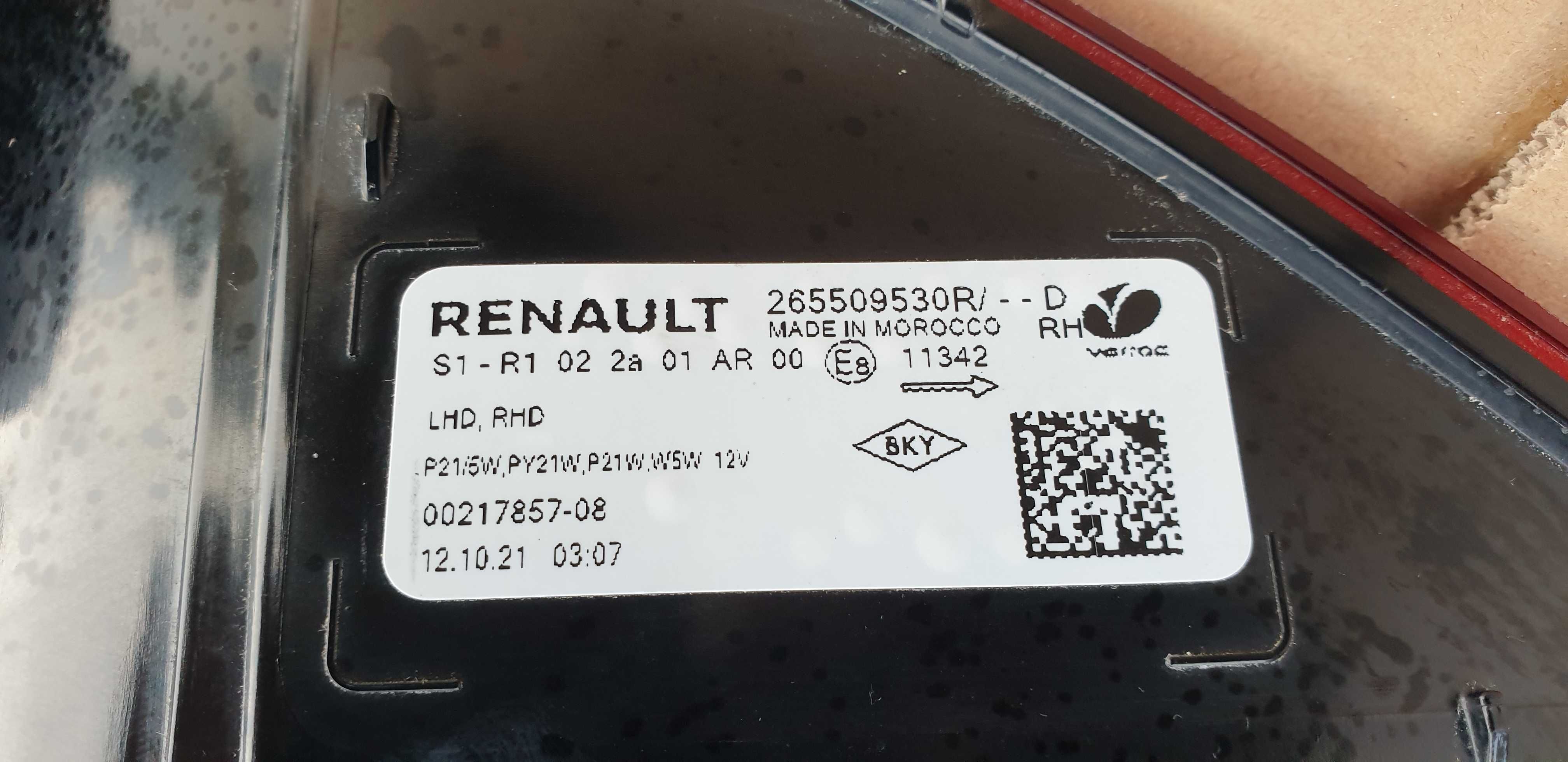 sandero stepway 3 III prawa tylna lampa tył led 2655/09530R