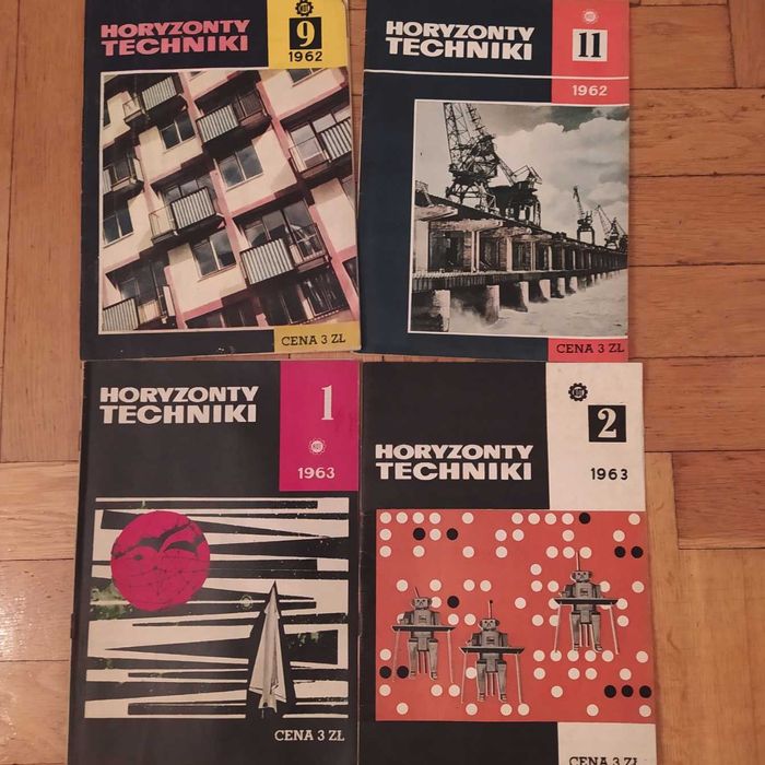 Czasopisma PRL Horyzonty Techniki  1962, 63
