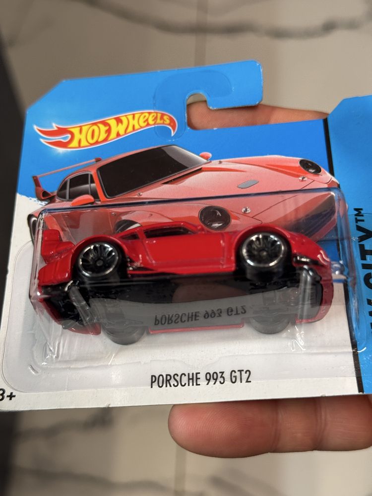 Hot Wheels Porsche 911 993 GT2 ideał KRÓTKA karta HW CITY z 2014r!