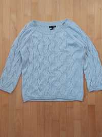 Блакитний светр Massimo Dutti