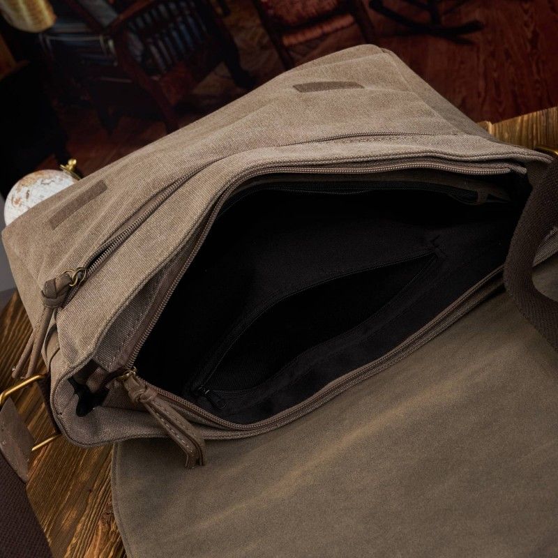 torba męska na ramię vintage canvas sp-06-br