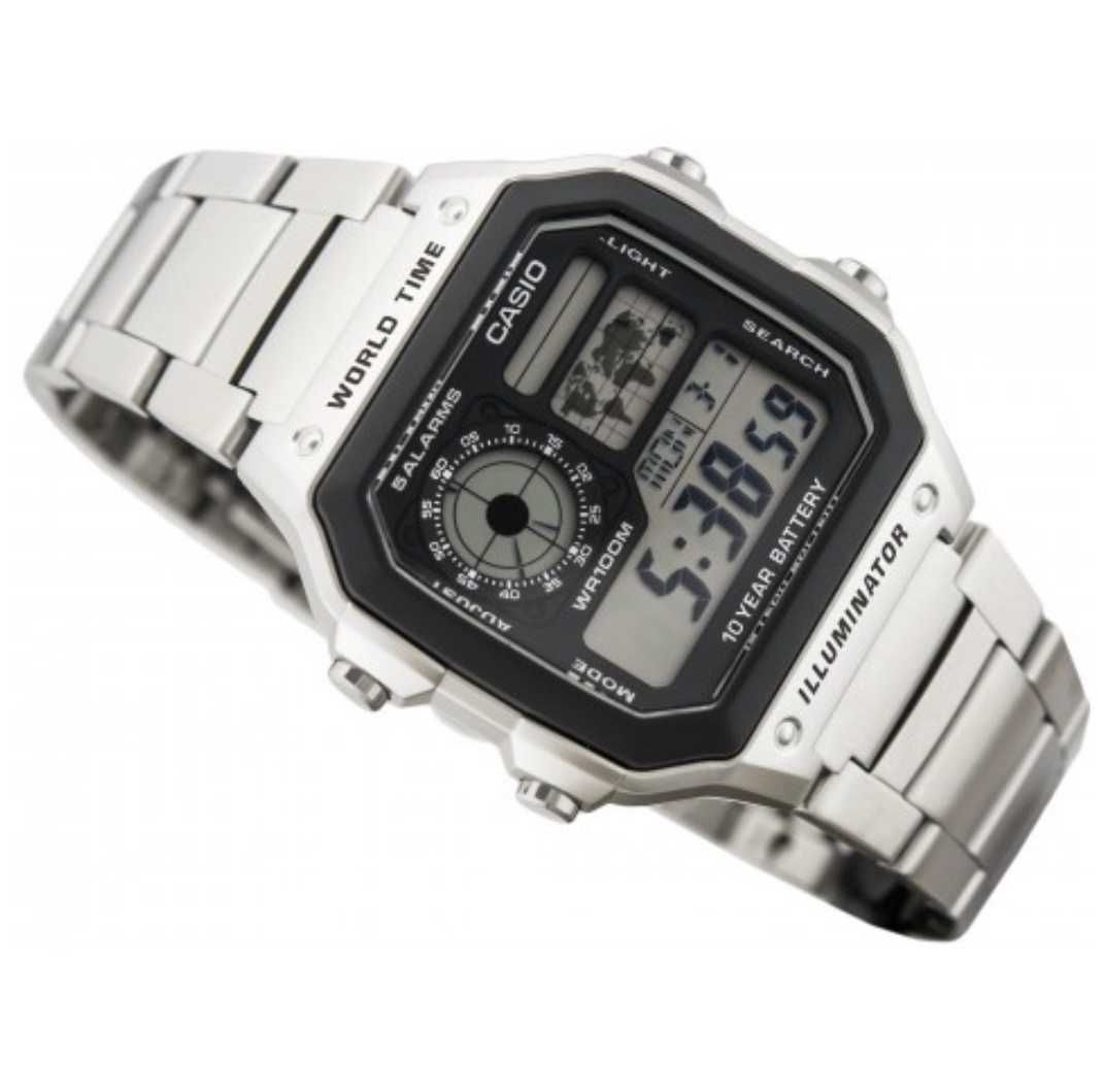 Годинник Casio Timeless Collection AE-1200WHD-1AVEF Часы