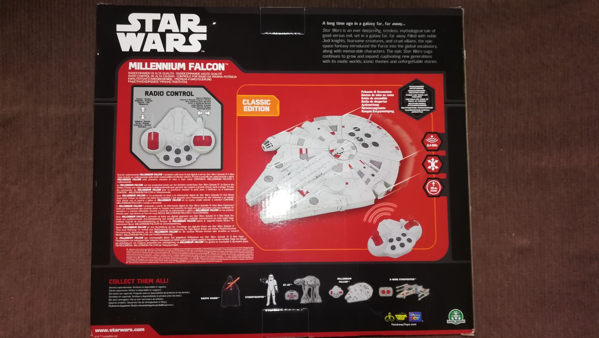 NOVO na Caixa - Millennium Falcon (StarWars) 25 Cm R/C