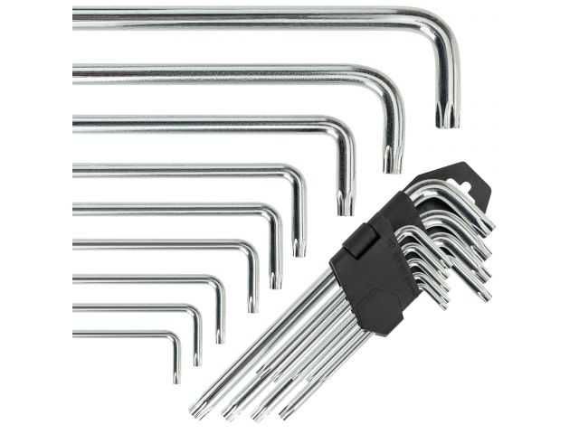 Zestaw kluczy torx 9 el. T10-T50
