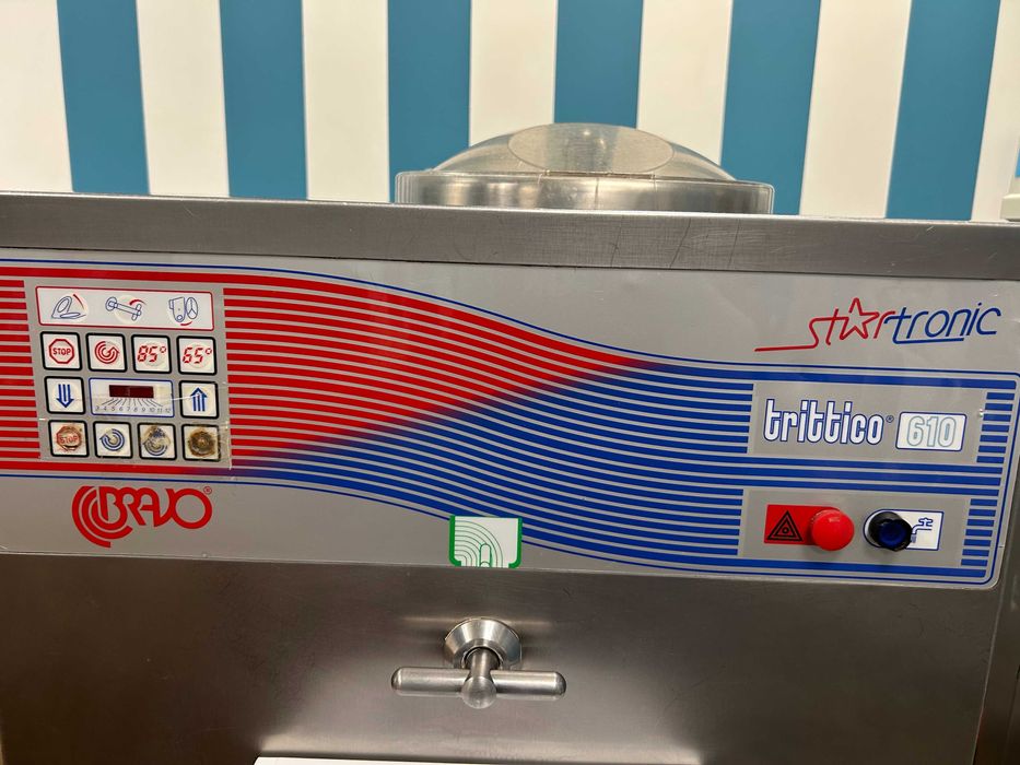 Maszyna do produkcji Bravo Trittico 610 2 w 1 frezer oraz pasteryzator