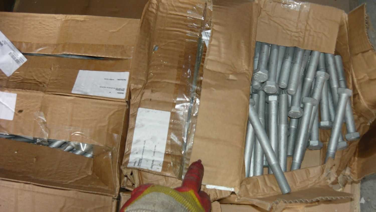Śruby Utwardzane 10.9 Długie M16 x 150 Nakrętki podkładki M10 M8 Klucz