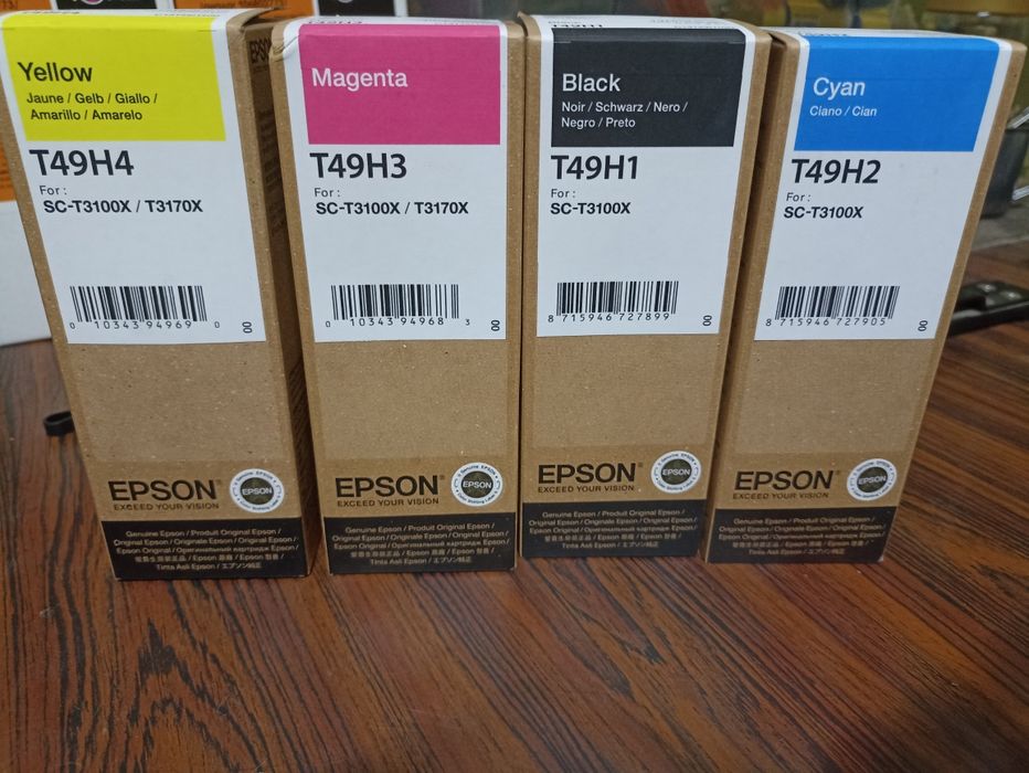 Оригінальні чорнила epson T49H для SC-T3100X комплект