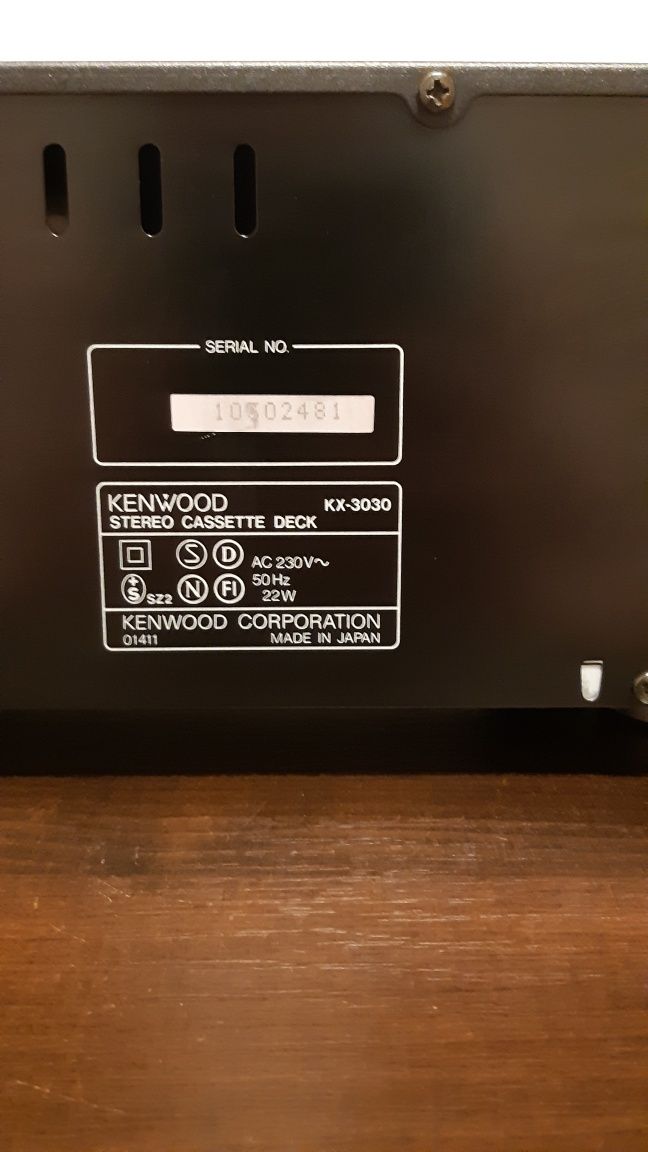 Касетна дека Kenwood KX-3030