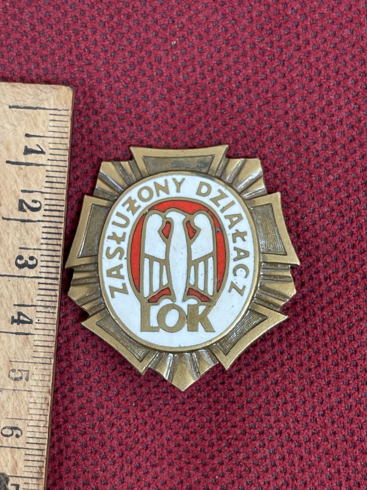 Stara Odznaka Liga Obrony Kraju z Prl