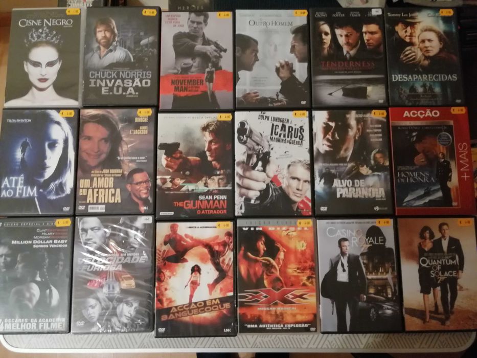 Filmes em Dvd com Muita Acção e Suspense - Novas Entradas.