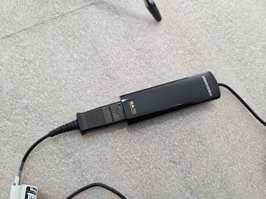 USB навушники гарнітура Plantronics EncorePro HW720 + Plantronics DA70