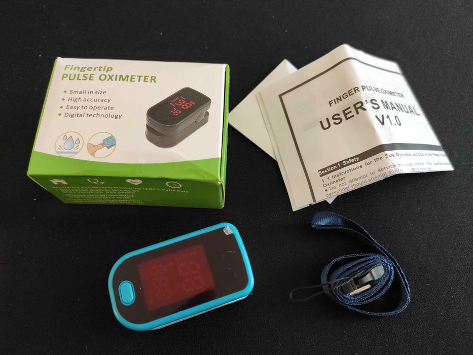 Ціна за 2 шт. Пульсокіметр Promisemedic PRO-F4 (сертифікований)