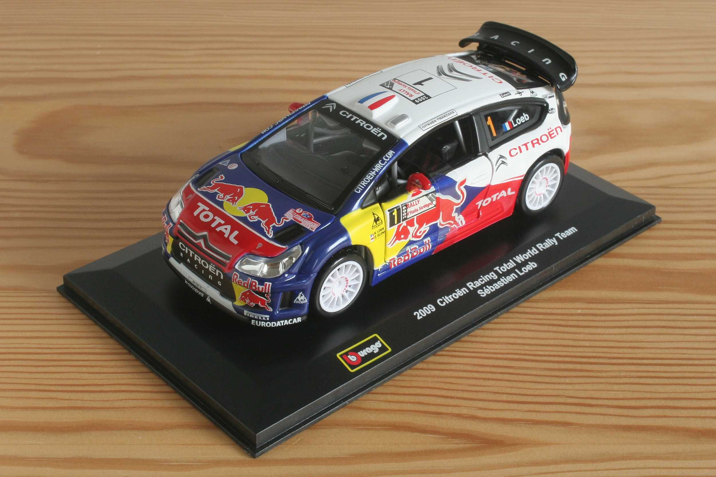 Zestaw 6 modeli 1:32  Bburago i Saico WRC (World Rally Championship)