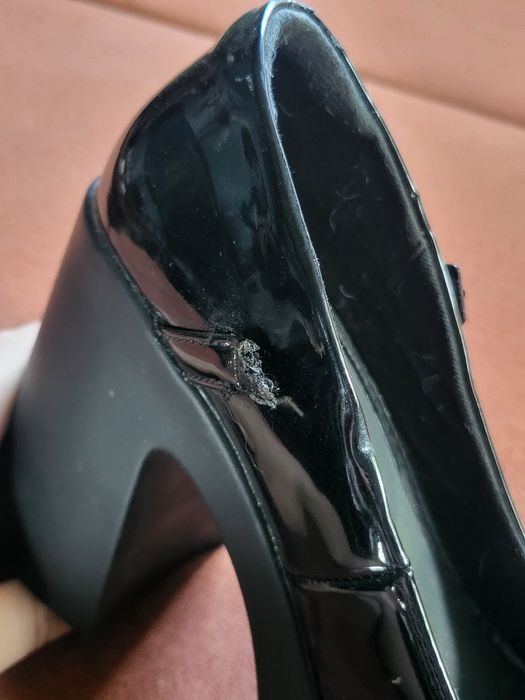 Nowe buty na grubym obcasie i koturnie rozm. 38