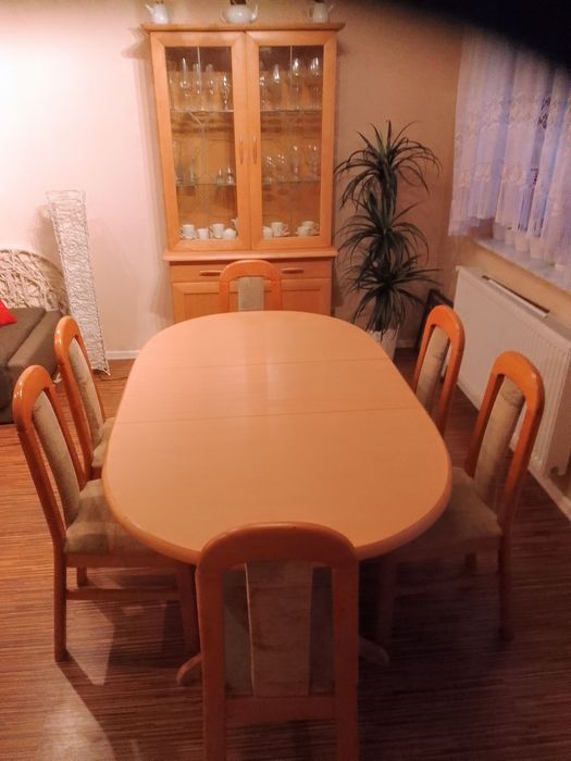 Sprzedam komplet mebli drzewo lite buk