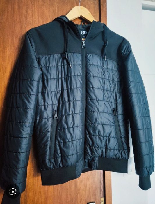 Kurtka Fishbone XL zimowa jesienna BDB pikowana New Yorker przejściowa