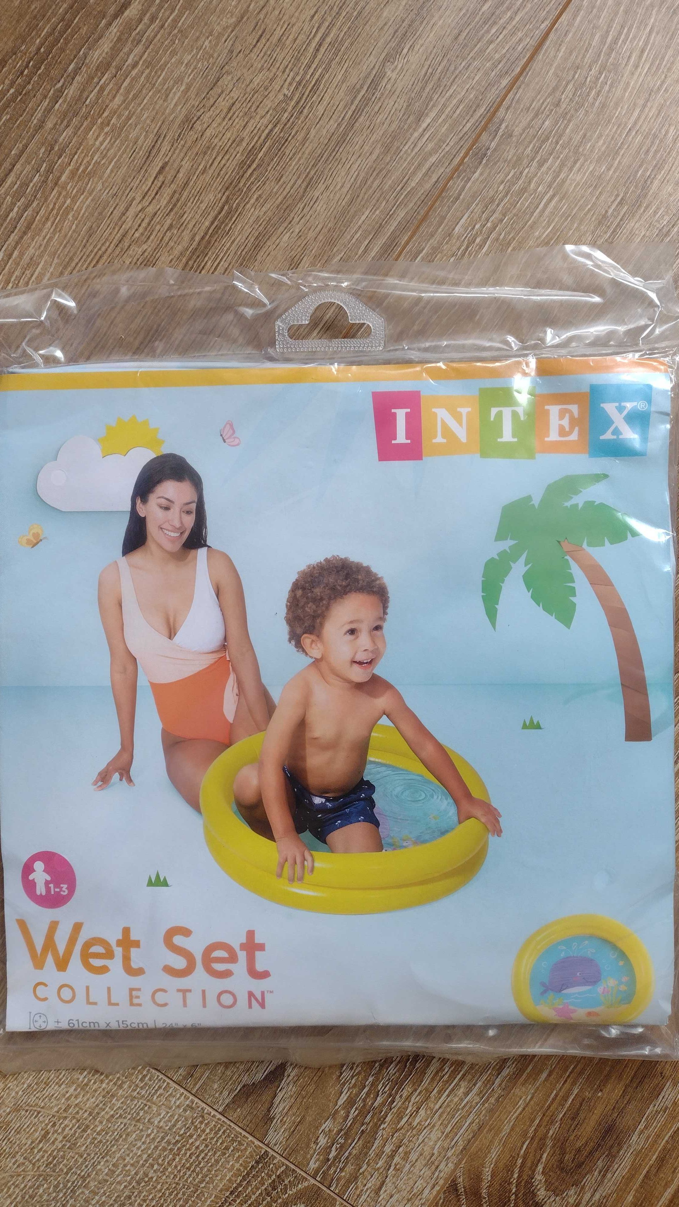 Besen marki INTEX 61cmx15cm nowy- kolor żółty