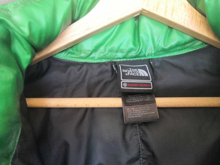 Оригінальна зима-весна чоловіча куртка-пуховик THE NORTH FACE, зелена