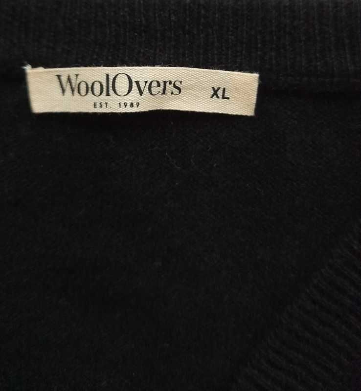 Sweter męski kamizelka kaszmir merino WoolOvers r. Xl