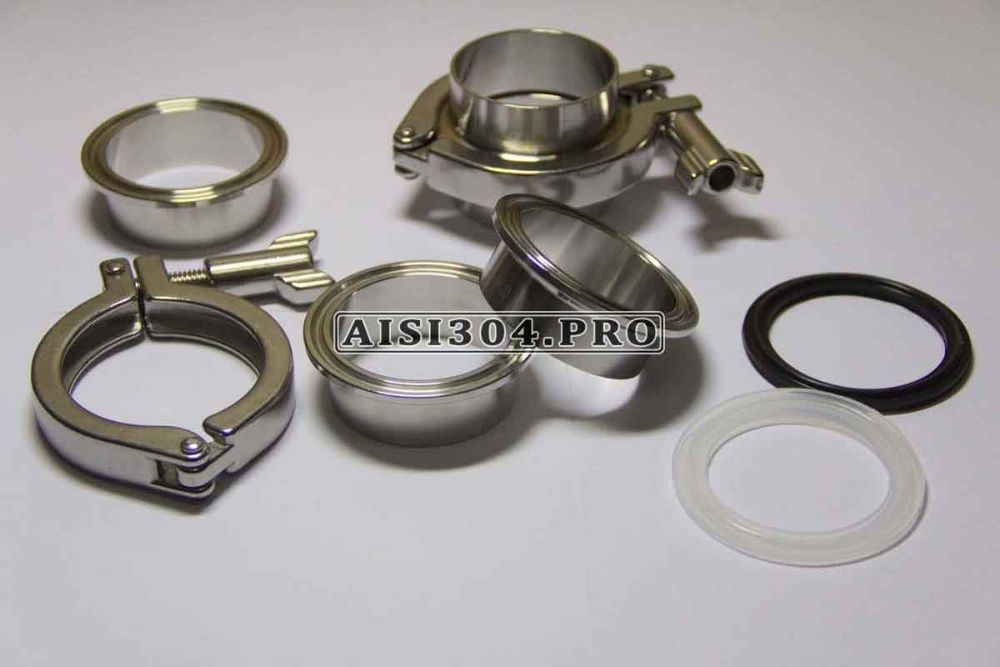 Clamp кламп нержавіючий Dn 50 (52*1.5 мм) AISI 304 DIN 11850 | TRiNOX