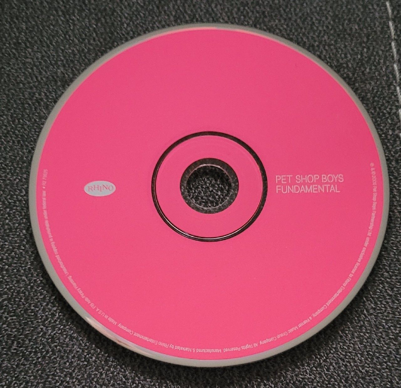 Pet Shop Boys Fundamental USA Promo CD