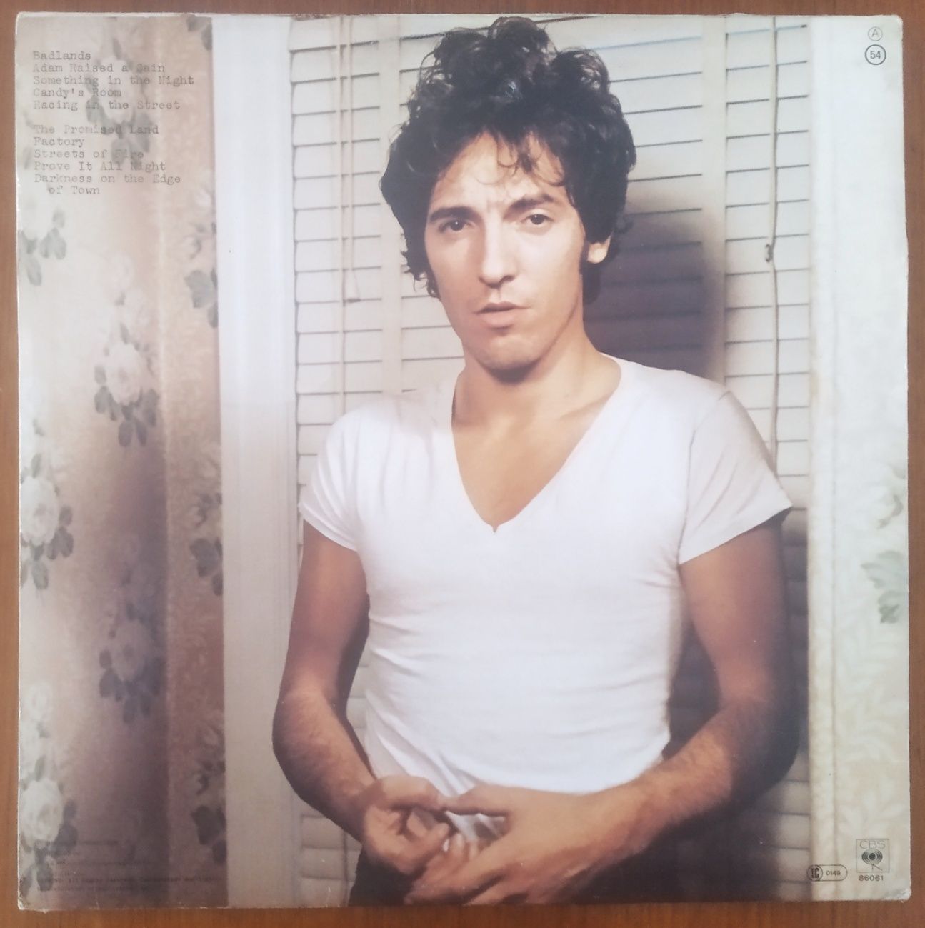 Bruce Springsteen disco de vinil "Darkness  On The Edge Of Town"
