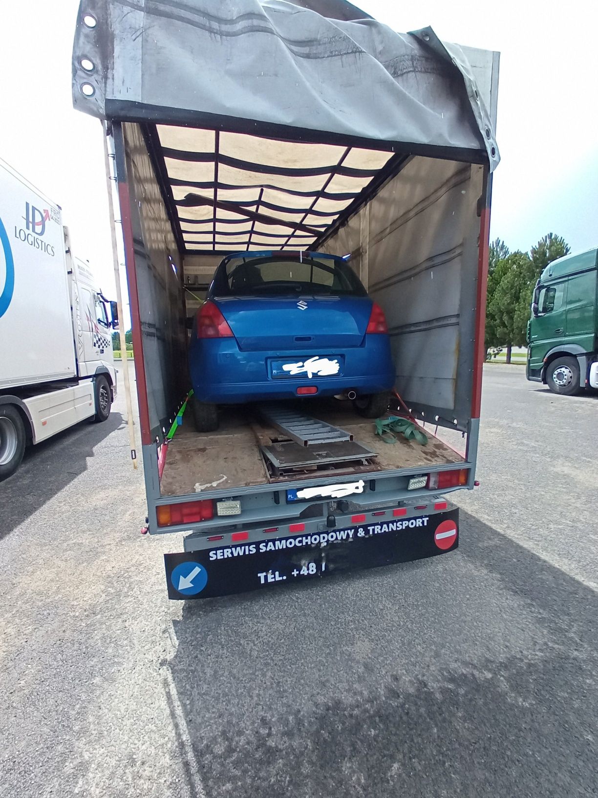 Pomoc drogowa transport maszyn urządzeń pojazdów