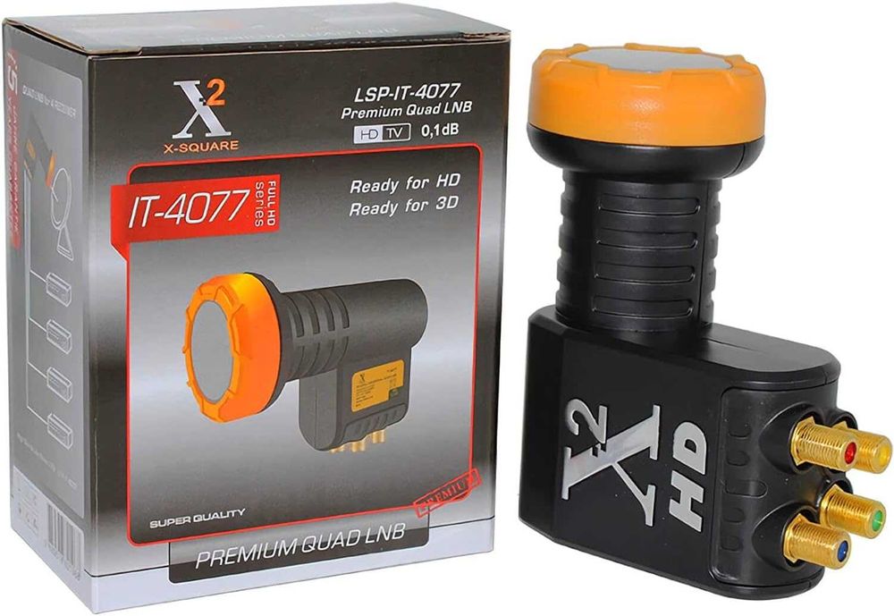 Konwerter Satelitarny 4K Poczwórny quad XSquare IT-4077
