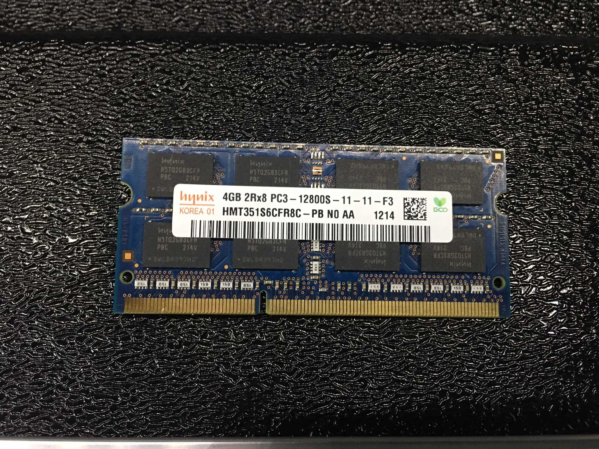 Hynix 4GB 2Rx8 PC3-12800S-11-11-F3 RAM SODIMM