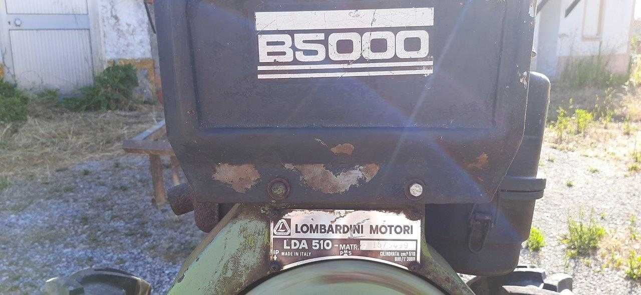 Tractor/Motocultivador Lombardini com Reboque com Tracção