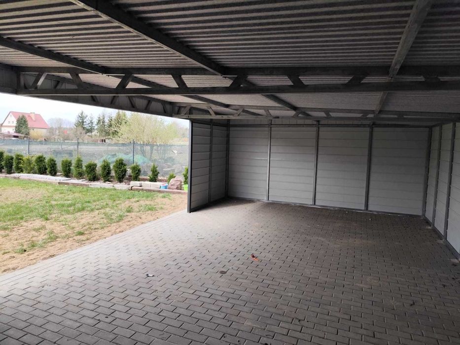 Wiatka Narzędziowa Złoty Dąb|Schowek Narzędziowy|Wiata ogród–Maj-Blach